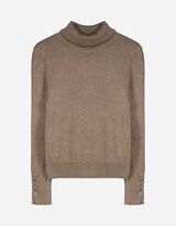 Strickpullover - Rollkragen - dunkelgrau