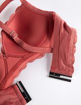 Bikinifelső - Fodros szeg&eacute;ssel - vil&aacute;gos barna