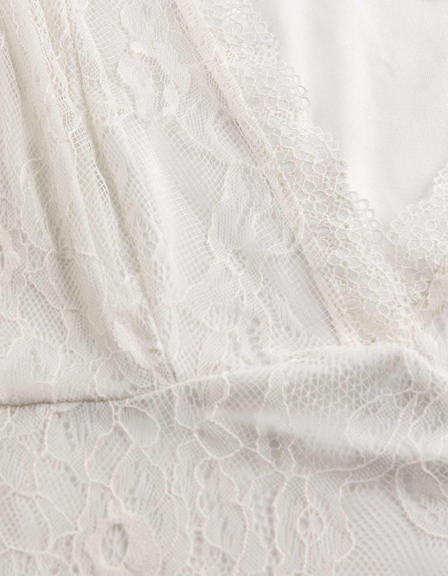Top - Spitze - Off-White