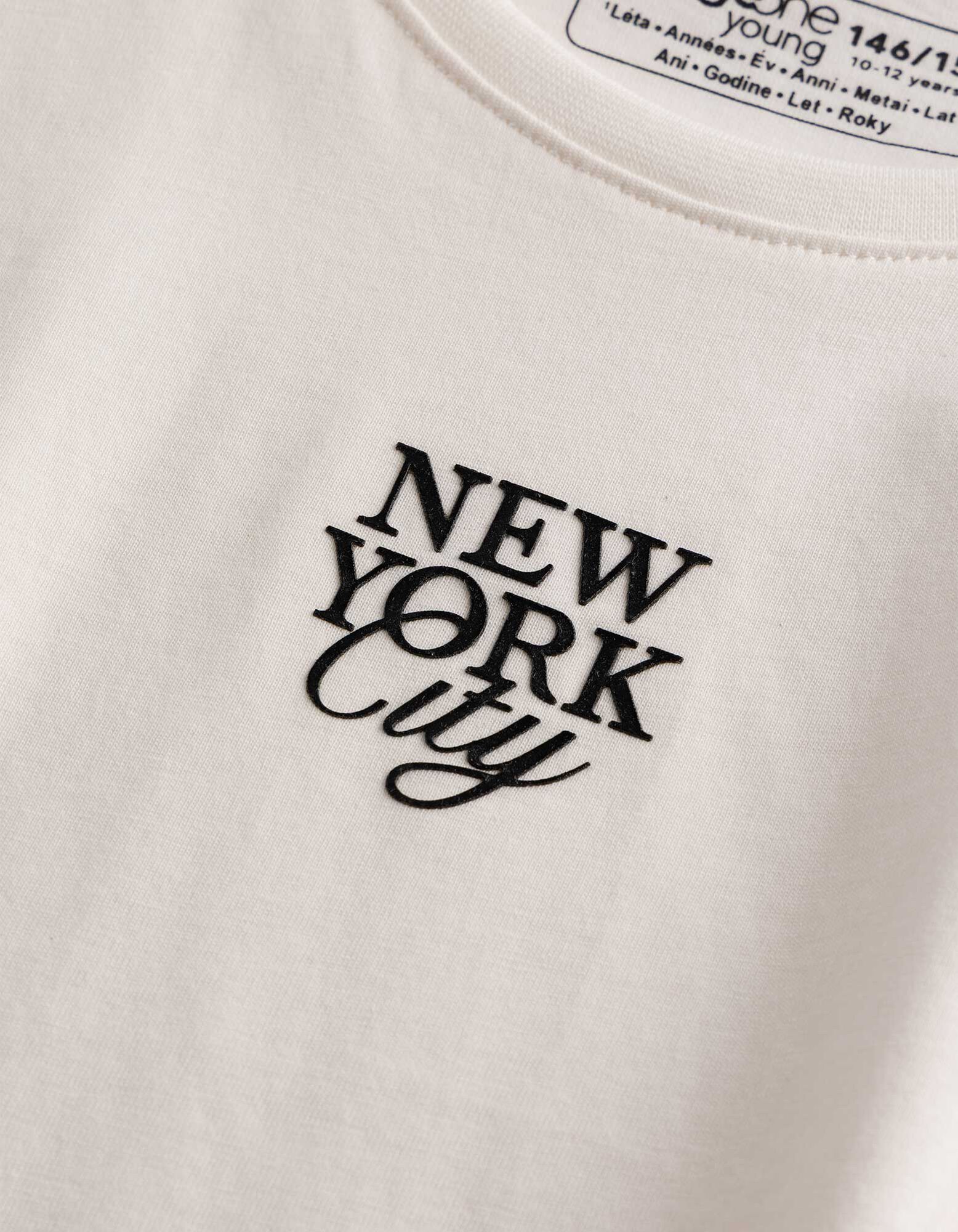 T-Shirt - Schriftzug - Off-White