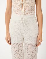Broek - Kant - Off-White