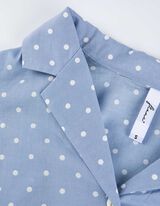 Felsőből és nadrágból álló pizsama szett - Pamut - sotetkek