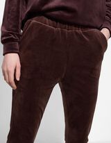 Broek - Fluweel - donkerbruin