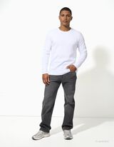 Marškinėliai ilgomis rankovėmis - Įprasto dydžio - baltas