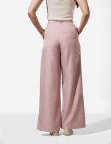 Hlače za obleko - Kroj Wide Fit - pink