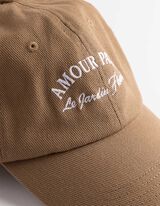 Basecap - Schriftzug - braun