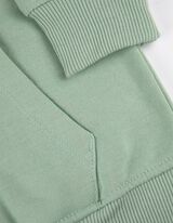 Tepl&aacute;kov&aacute; bunda - Kapucňa - zelena