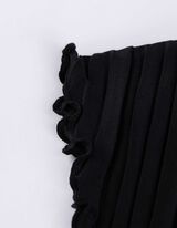 Bluse - einfarbig - schwarz