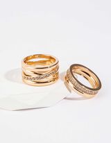 Ring - Set van 2 - goud