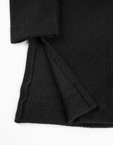 Maglia a manica lunga - Zip - nero