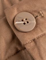 Pantaloni - Imitazione di camoscio - marrone