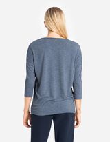 koszulka z długim rękawem - rękawy 3/4 - turkusowy