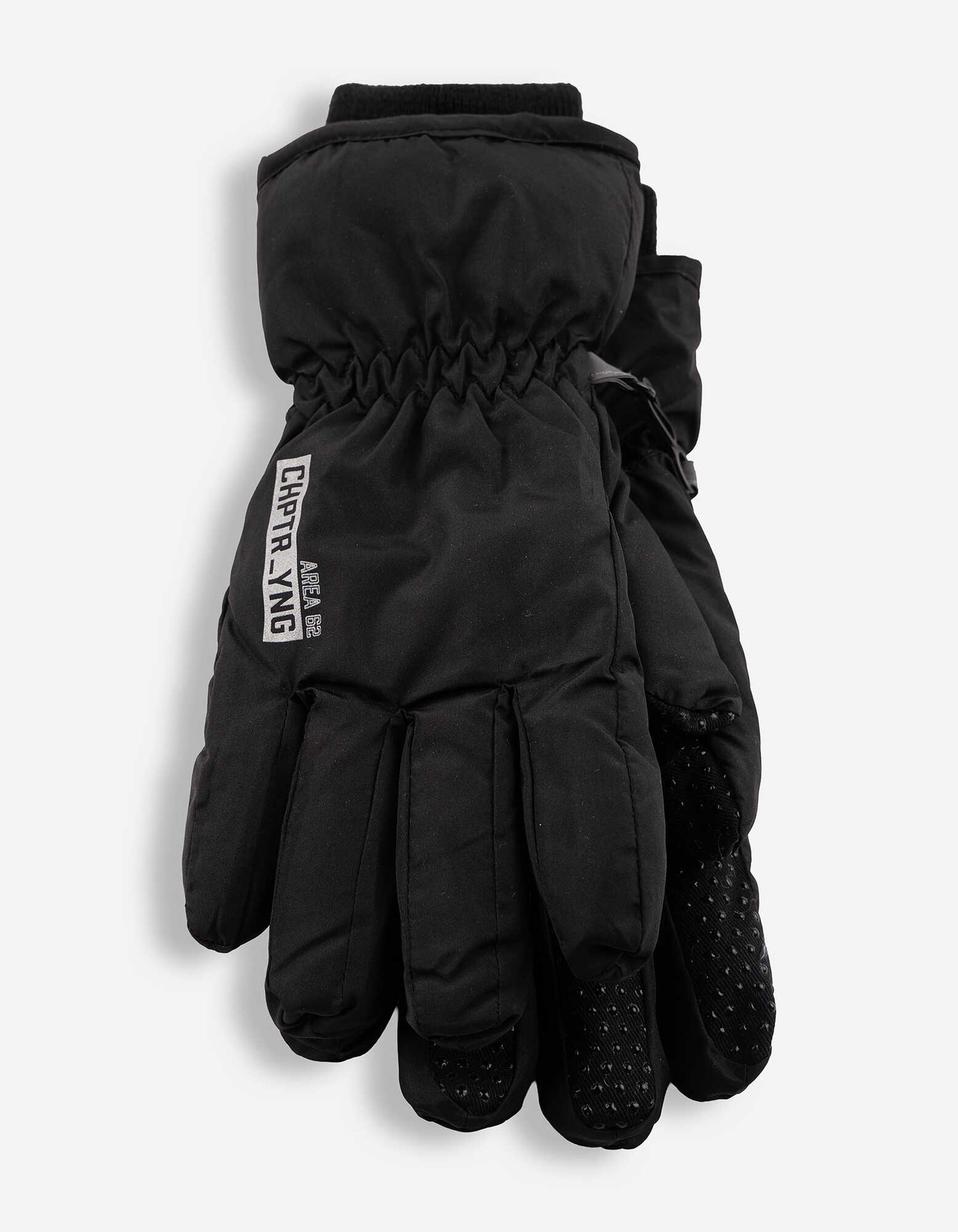 Gants de ski - Imprim&eacute; - noir