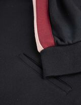 Sportinis švarkelis - Spalvų blokavimas - juodas