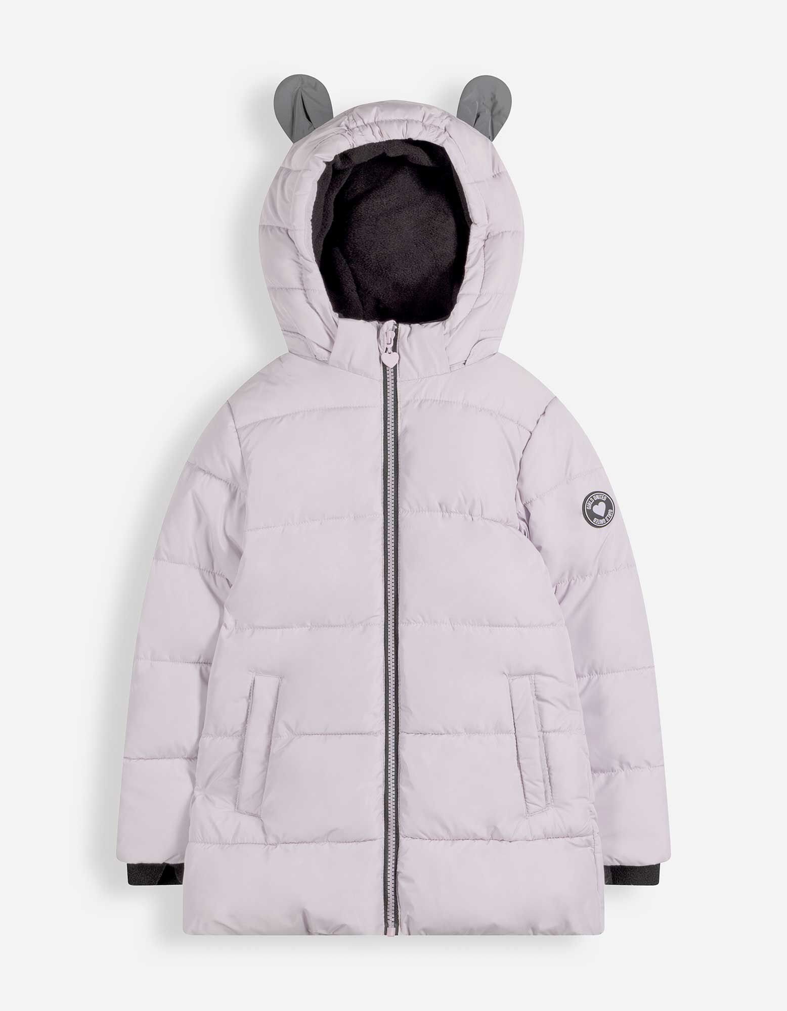 Manteau matelass&eacute; - D&eacute;perlant - mauve clair