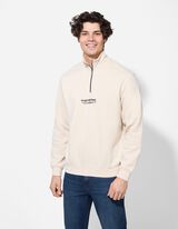Sweat-shirt - Troyer - blanc