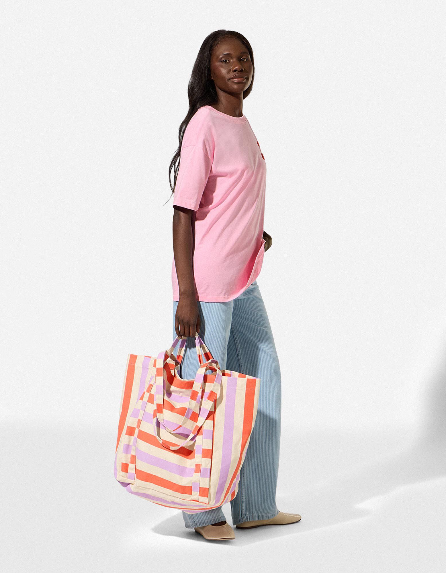 T-Shirt - R&uuml;ckenprint - Pink