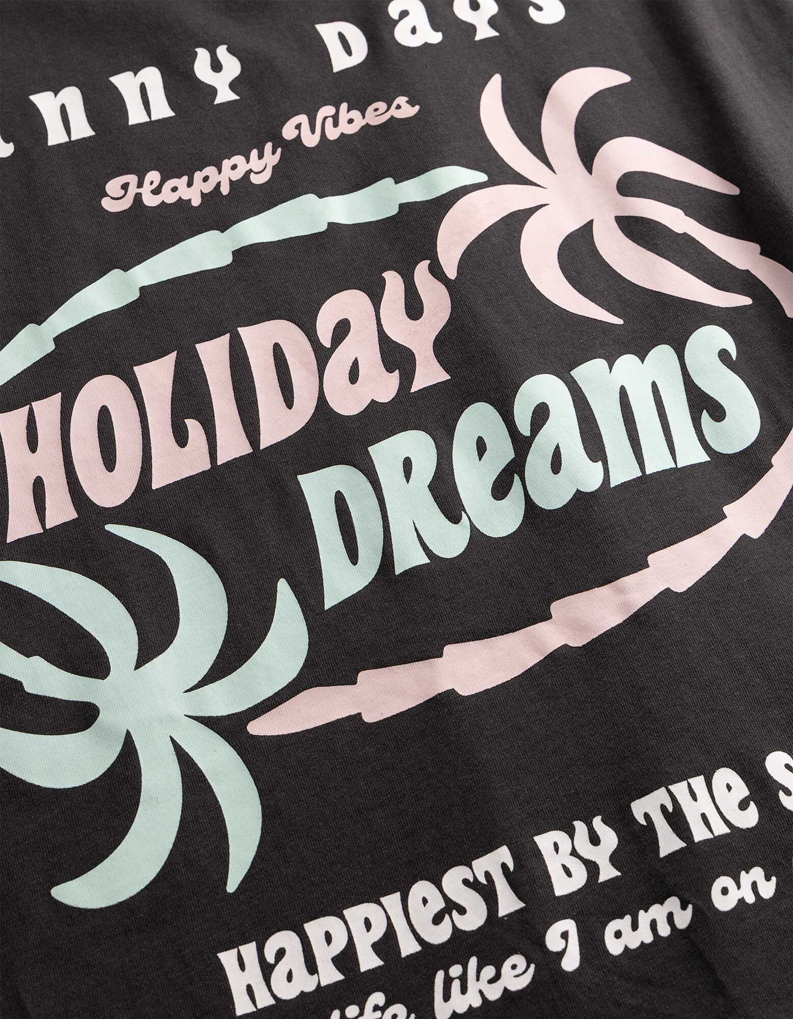 T-Shirt - R&uuml;ckenprint - dunkelgrau