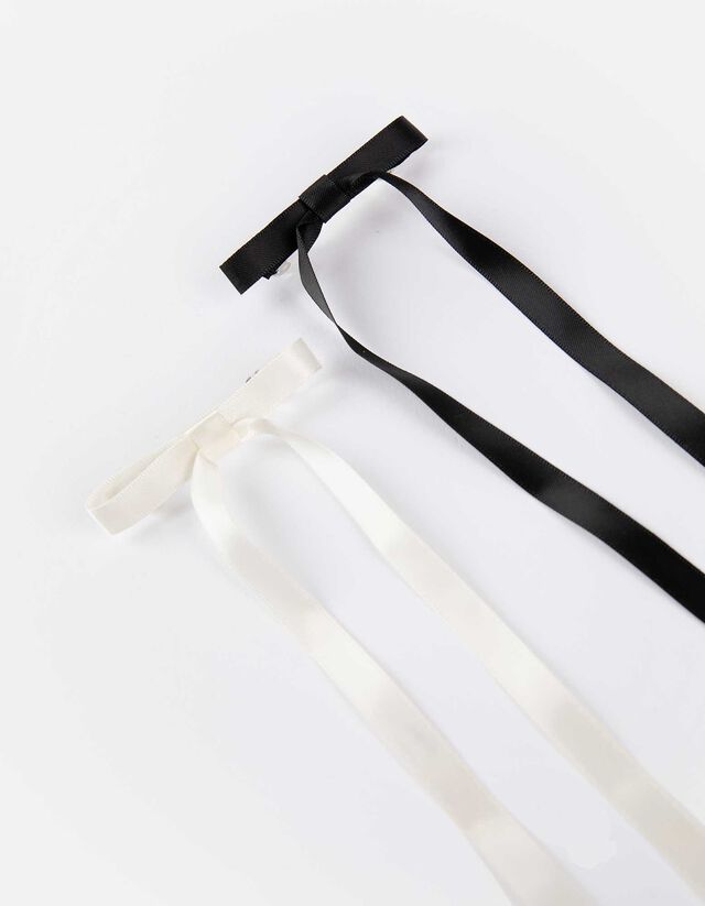 Haarsieraden - Set van 2 - zwart