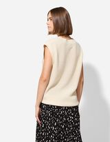 Strickpullover - Oversized Fit - weiß