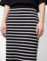 Strickrock - Wadenlang - schwarz