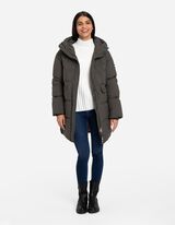 Kab&aacute;t - Skryt&yacute; zips - tmavozelena