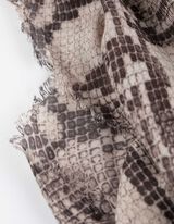 Schlangenmuster - hellgrau