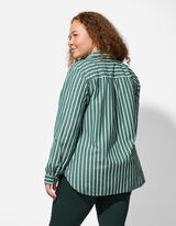 Overhemdblouse - donkergroen