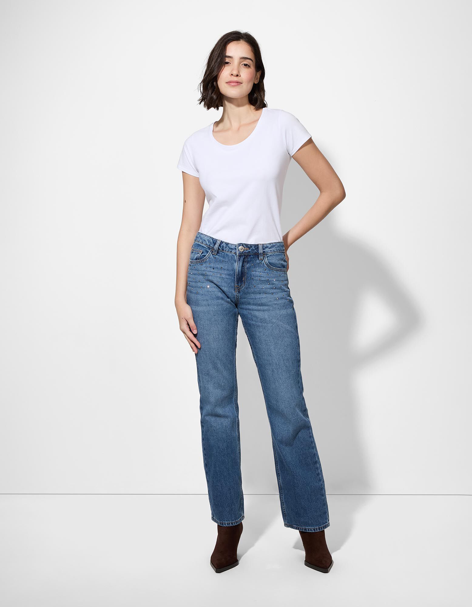 Jeans - Straight fit - blauw