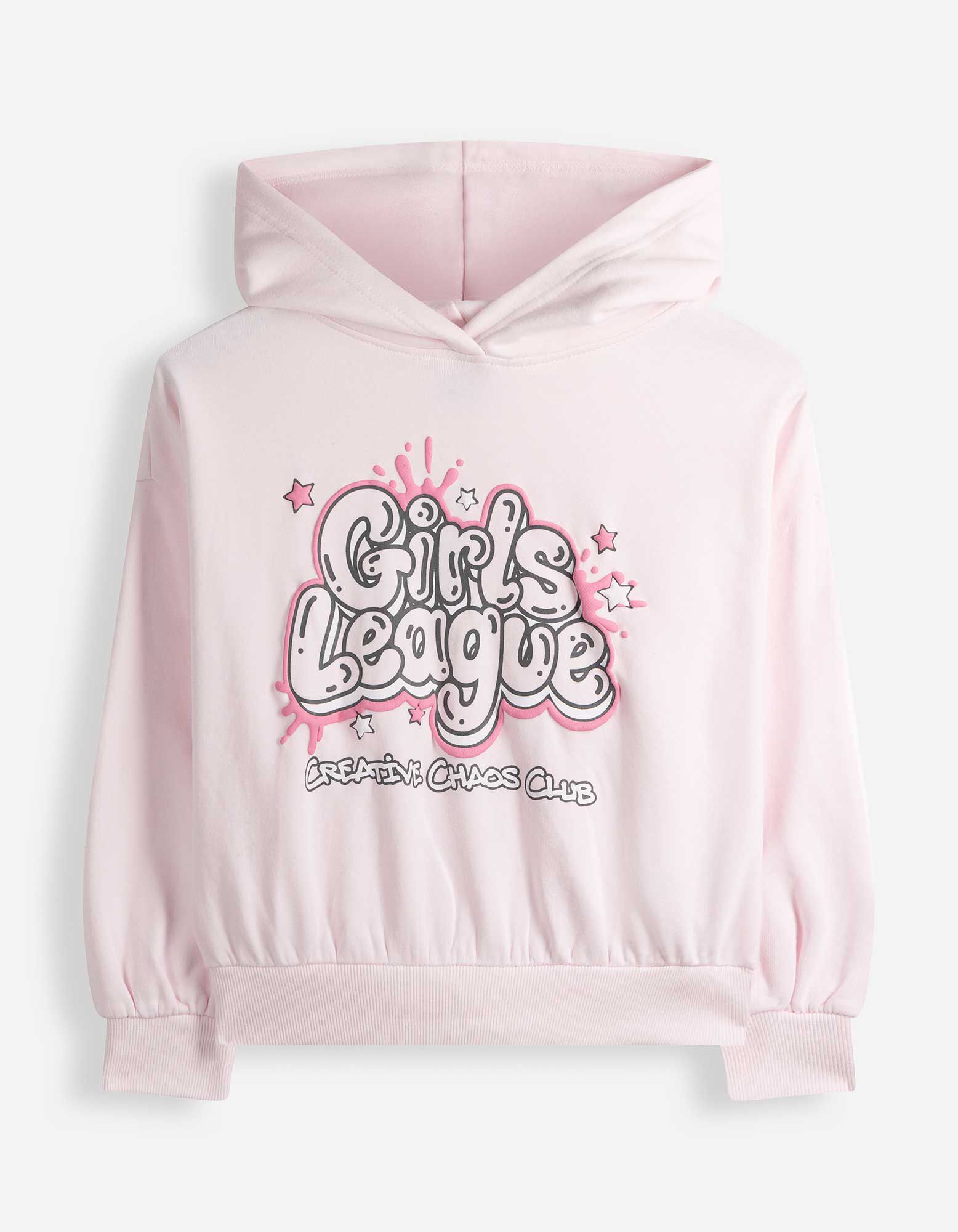 Sweatshirt - Frontprint - Rosa