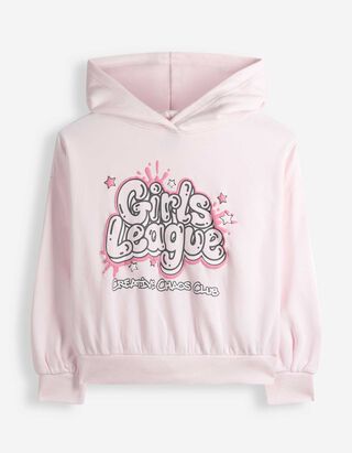 Sweatshirt - Frontprint - Rosa