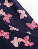 Leggings - Imprimeu allover - Albastru inchis