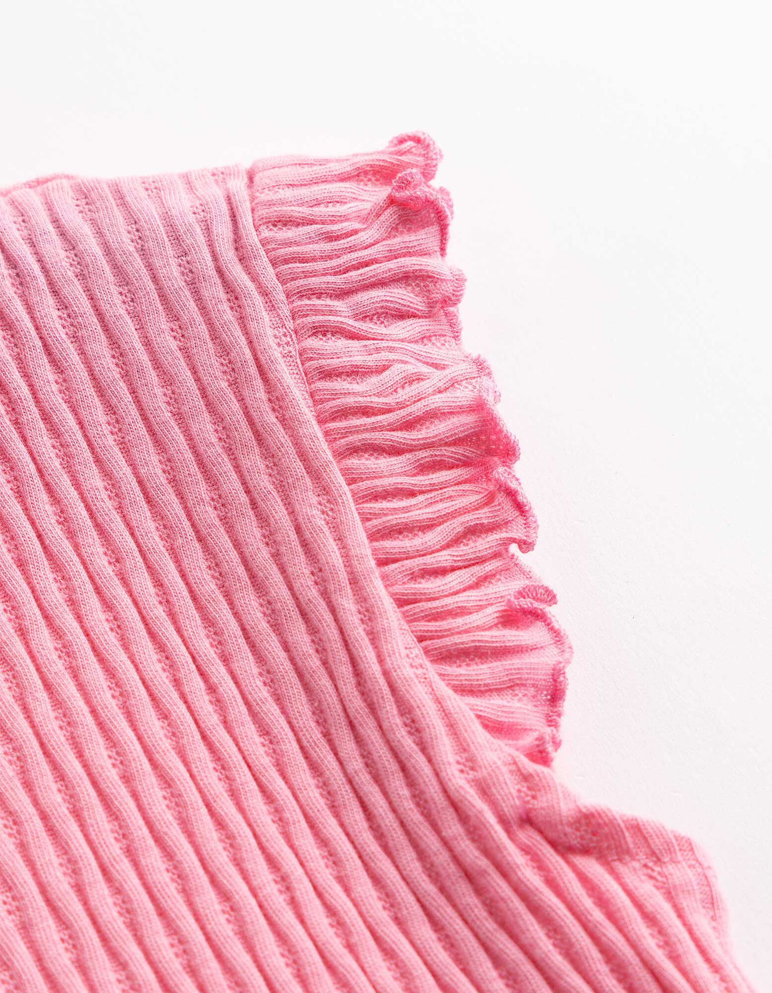Tričko - Žebrov&aacute;n&iacute; - pink