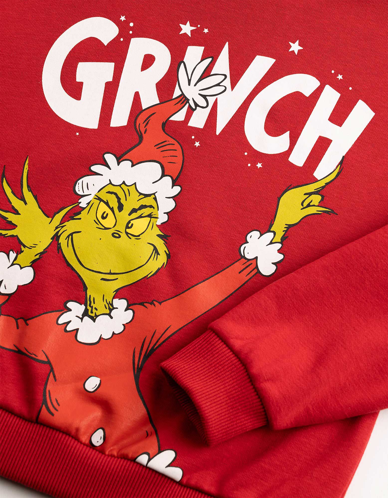 Sweatshirt - Grinch - Rot