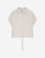 Hemd - Kurze Ärmel - beige