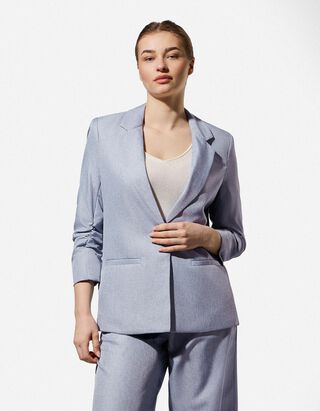 Blazer - Dreiviertel&auml;rmel - hellblau