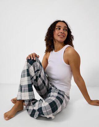 Pyjamabroek - Motief all-over - Off-White