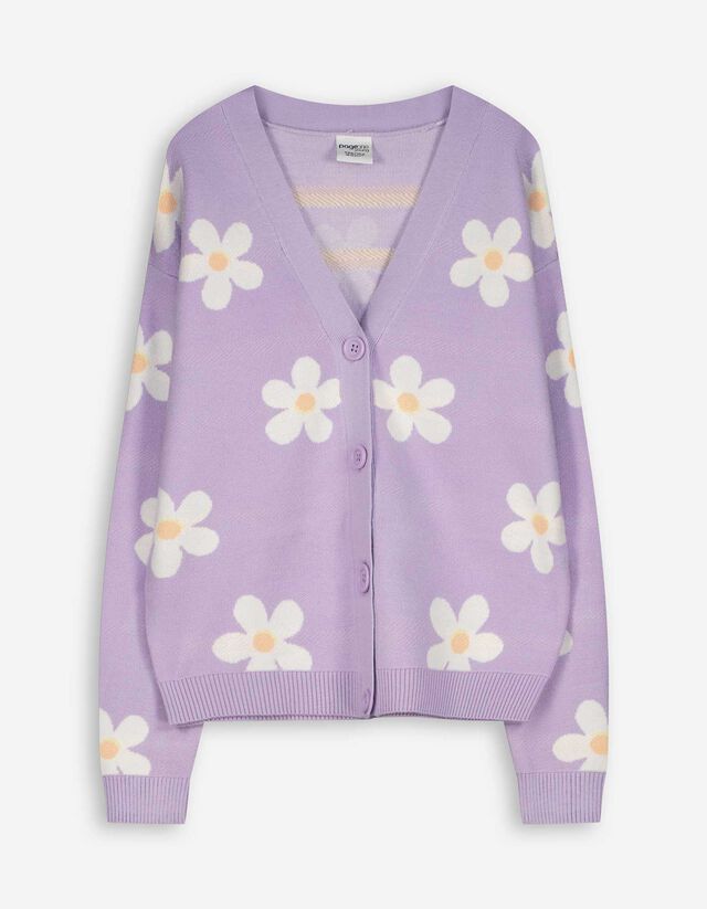 Cardigan - Viskose-Mix