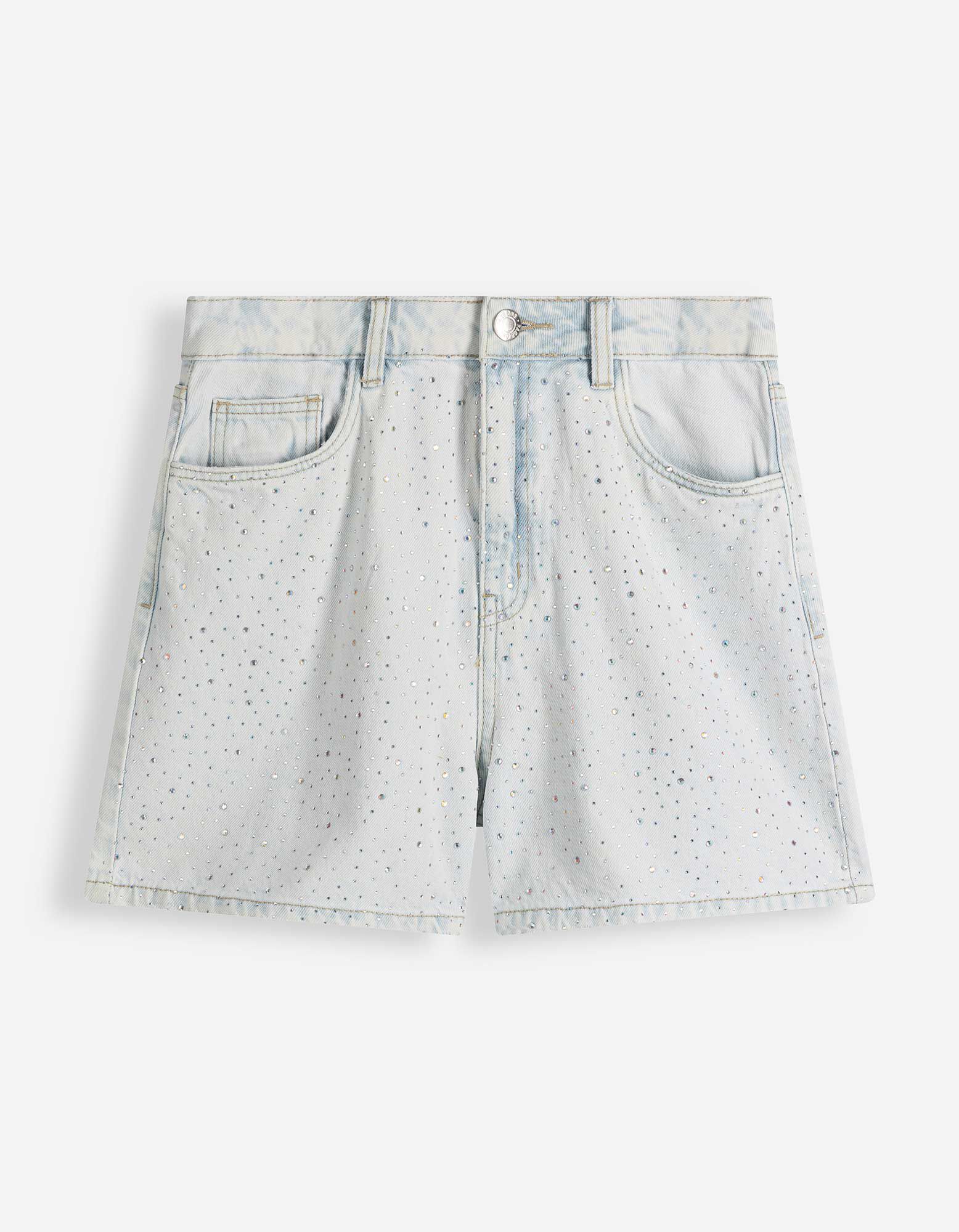 Jeansshorts - Regular Fit - Hellblau