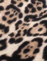 Schal - Leopardenmuster - Beige