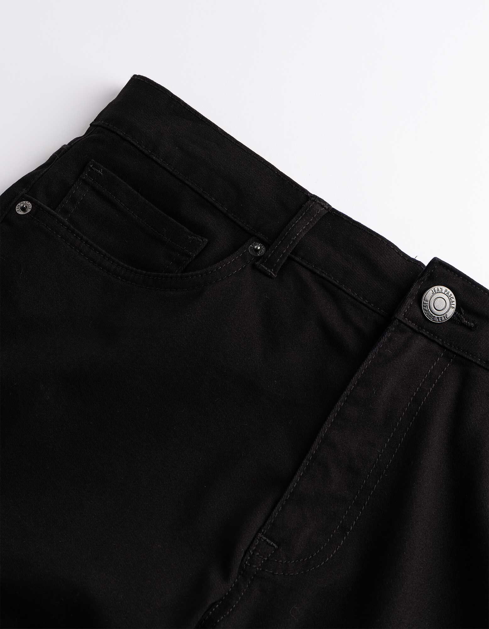 Hose - Straight Fit - Schwarz