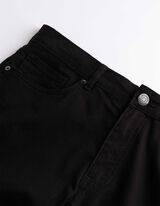 Hose - Straight Fit - Schwarz
