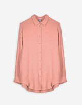 Hemdbluse - Musselin - rosa