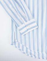 bluzka - kieszeń na piersi - jasny niebieski