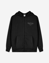 Felpa aperta - Oversized Fit - nero