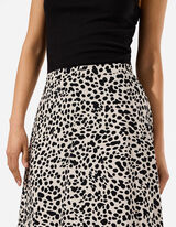 Rok - Stippenmotief - Beige