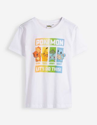 Shirt - Pok&eacute;mon - Wei&szlig;