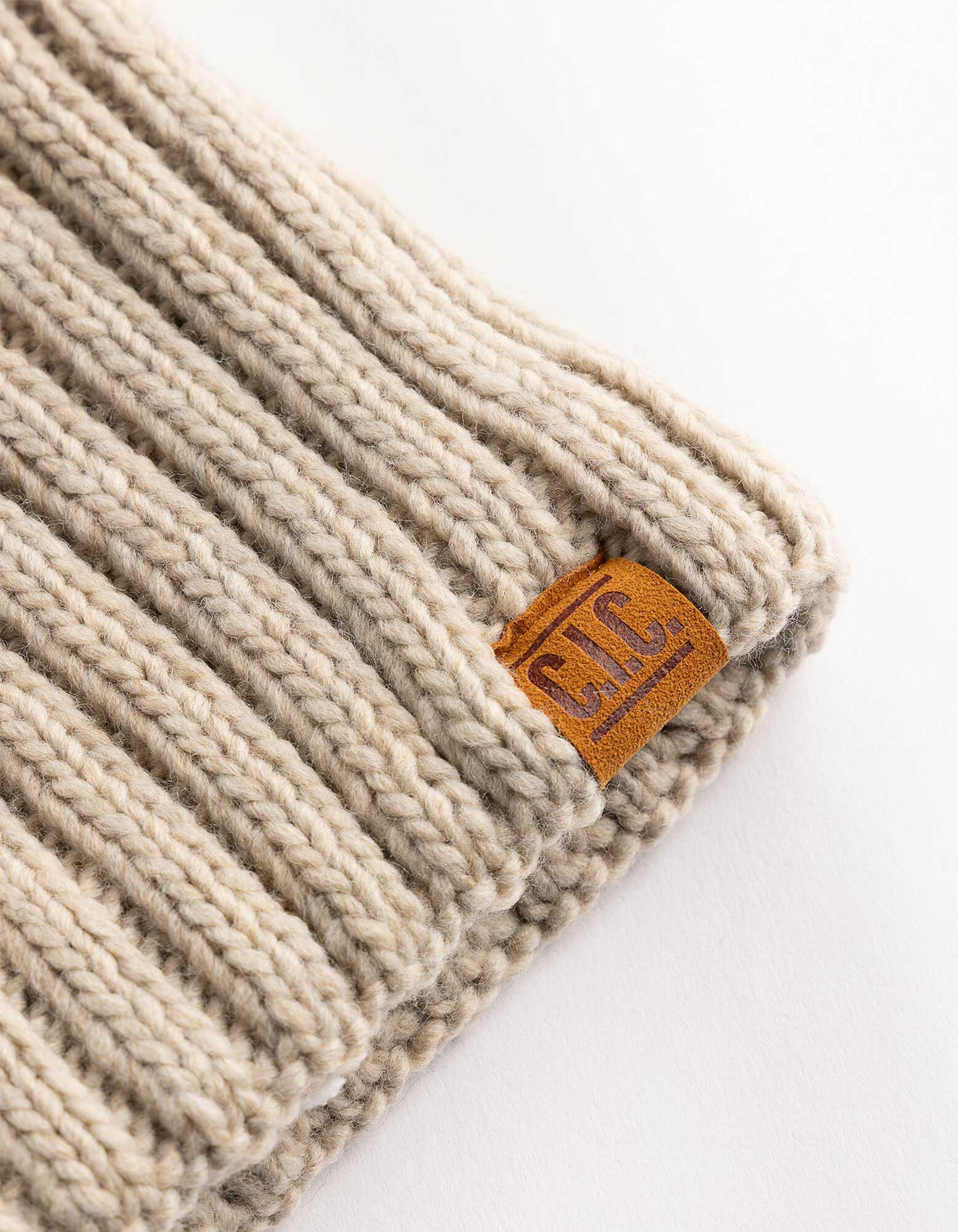 Colsjaal - Grof breisel - Beige