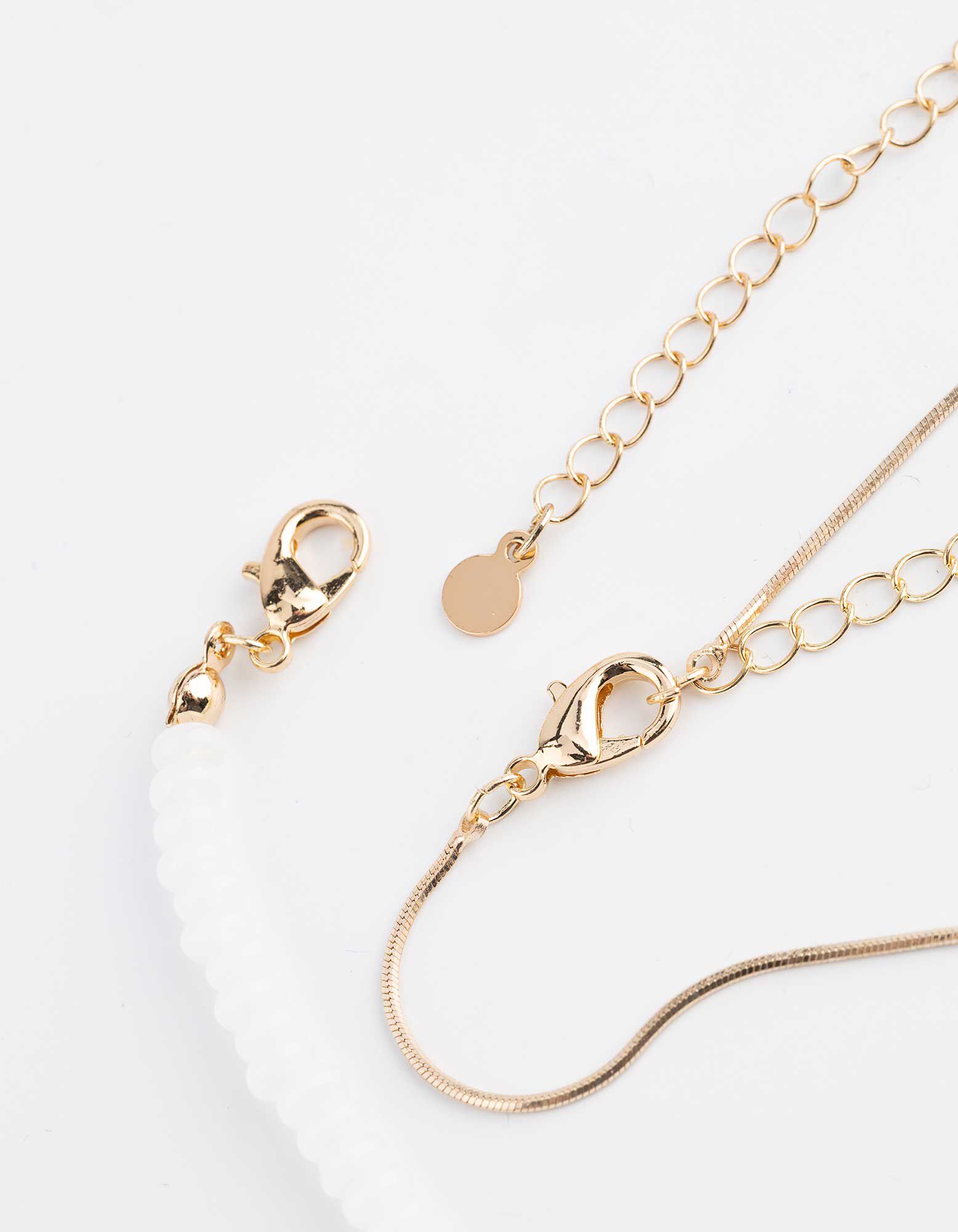 Kette - 2er-Pack - goldfarben