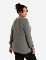 Strickpullover - Viskose-Mix